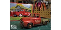 Modèle à Coller : Ford Pickup Coca-Cola 1953 - Niveau 3